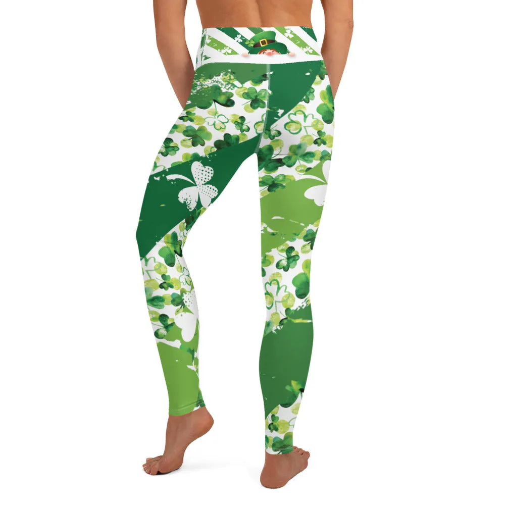 Sneaky Leprechaun - Women's Yoga Leggings