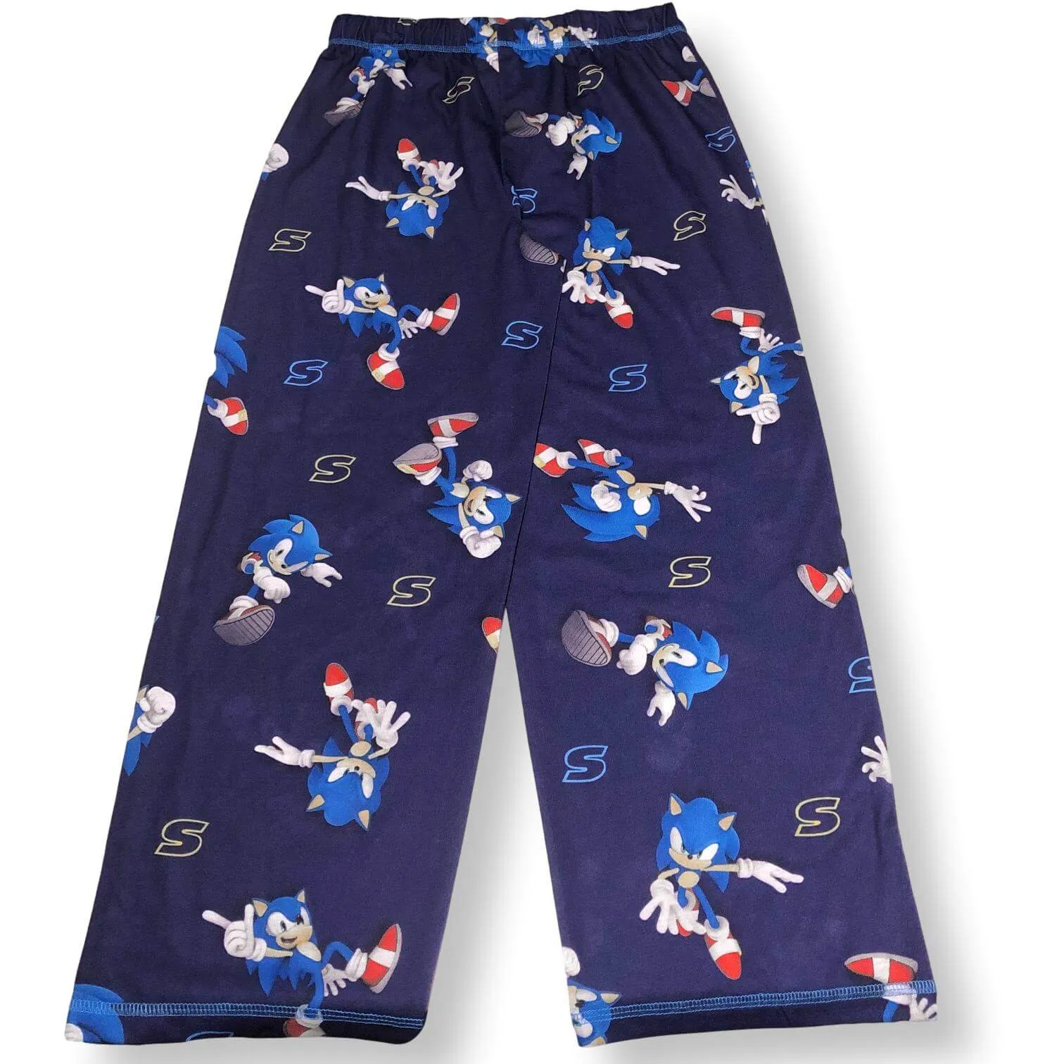 Sonic the Hedgehog Boys Pajama Set Little Big Kids 2pc PJs, XS-L, Blue