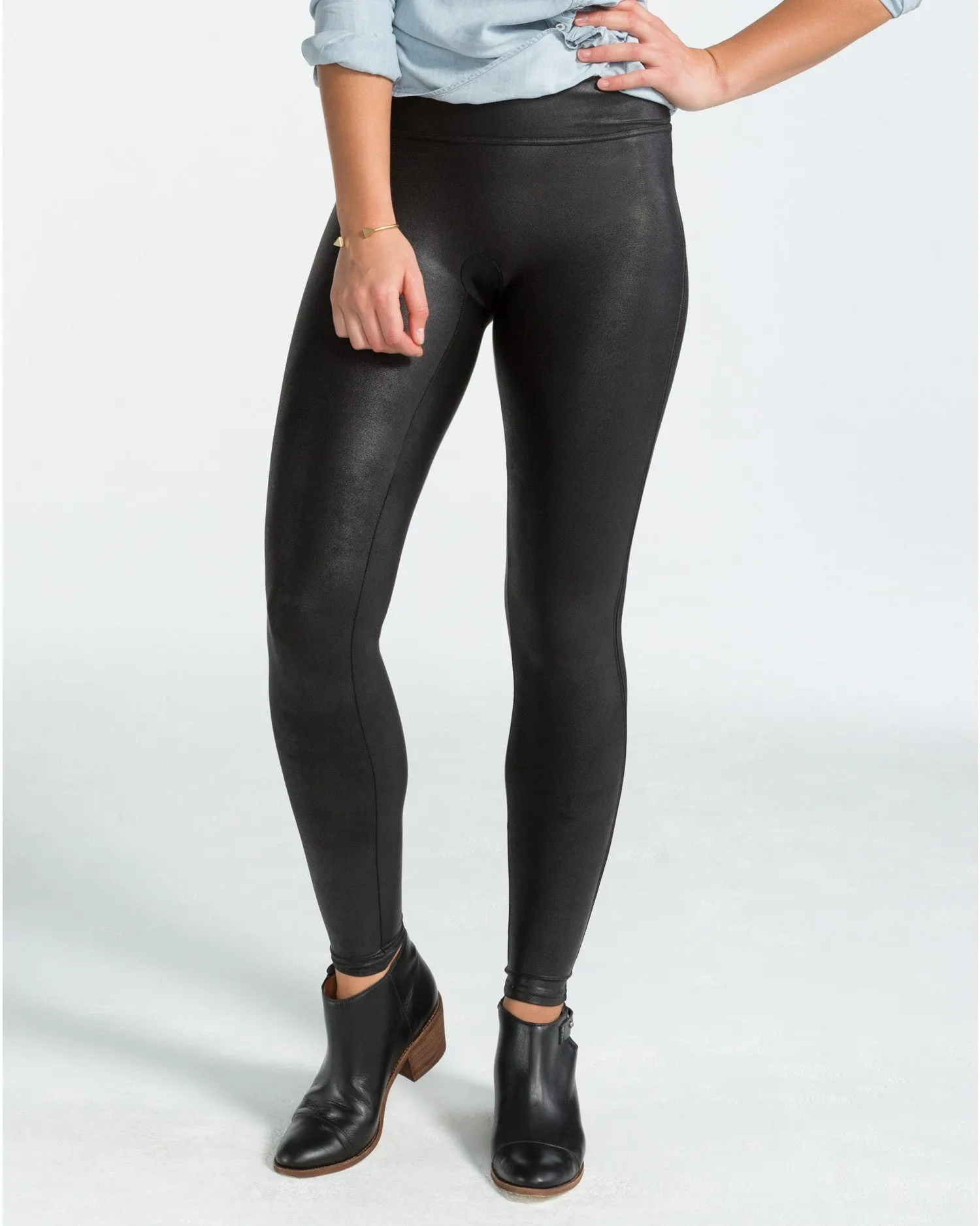 Spanx Faux Leather Leggings- Black