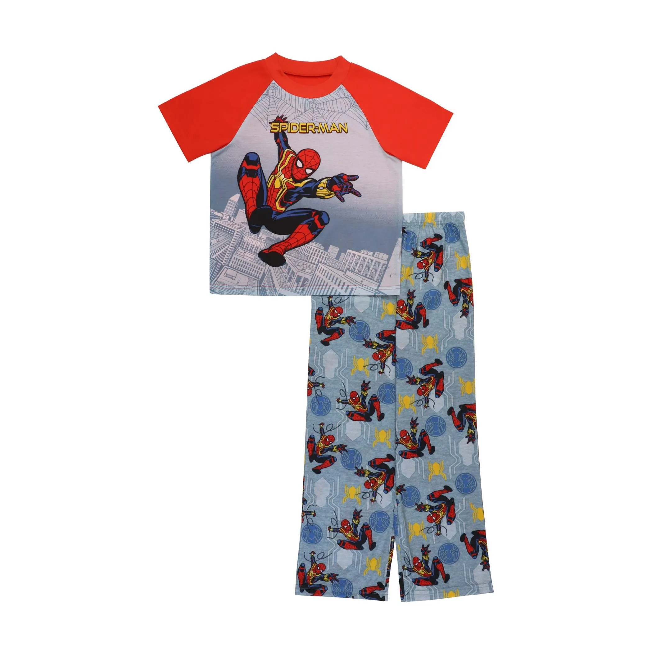 Spiderman Boys Pajamas Short Sleeve Kids PJs 2pc Set