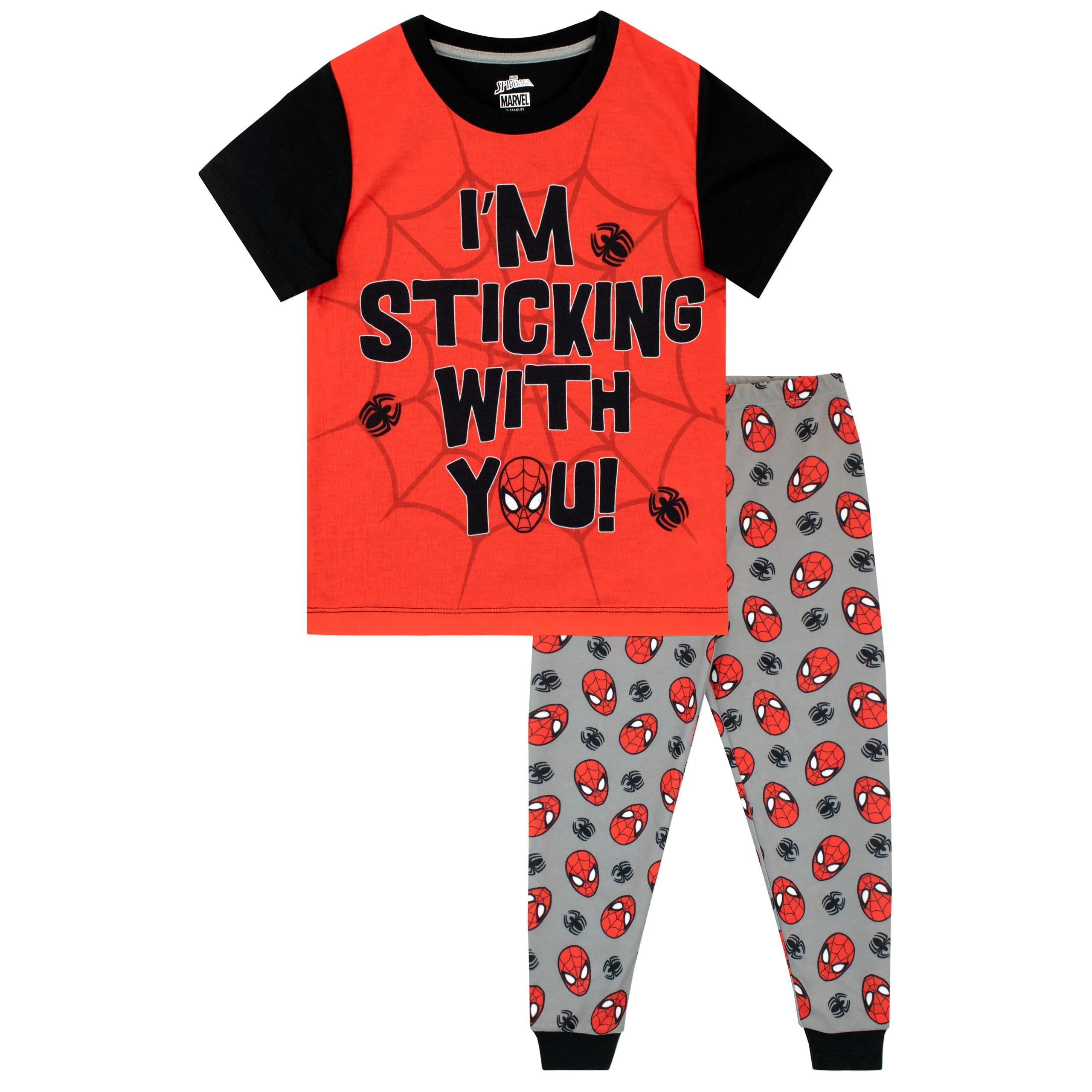 Spiderman Short Sleeve Pajamas