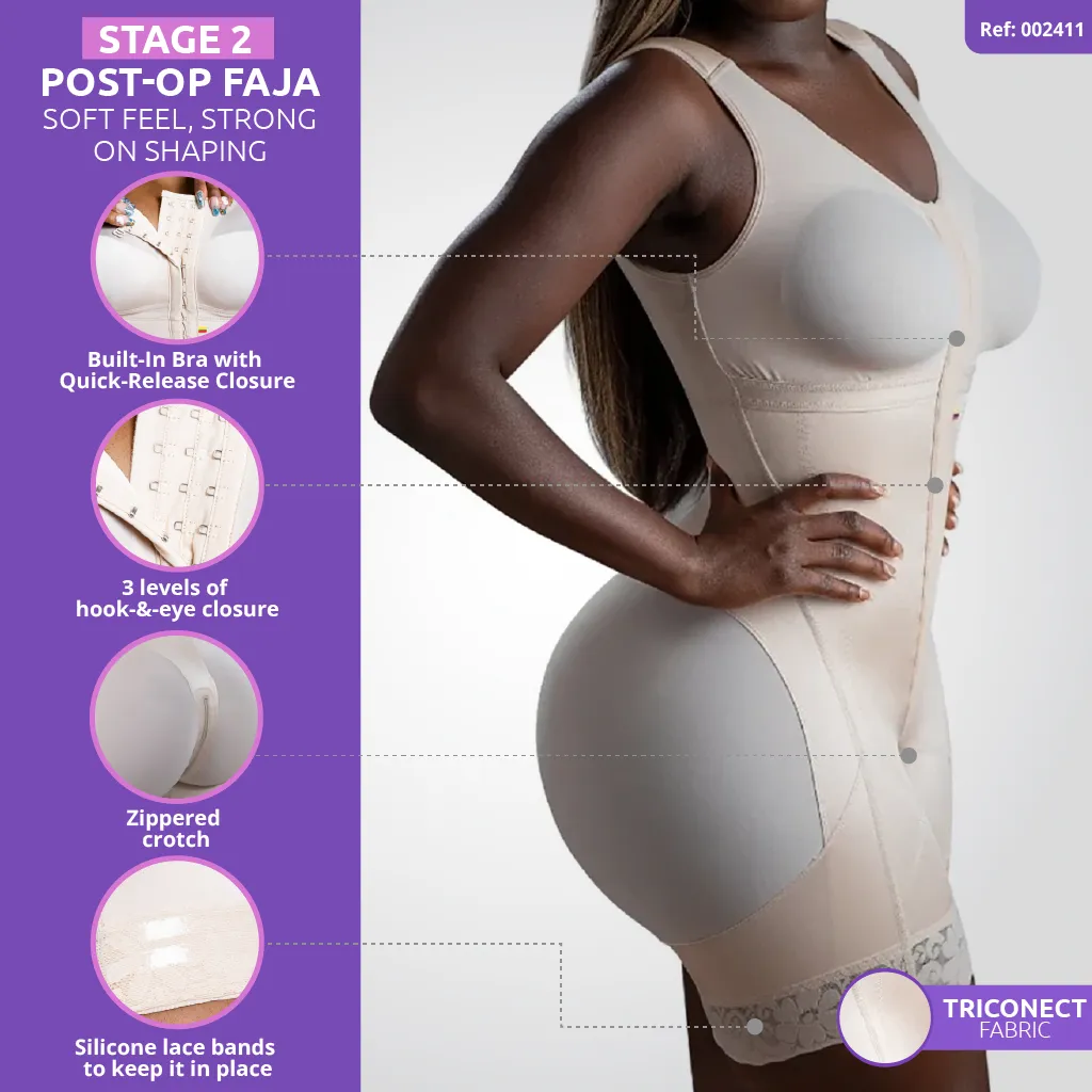 Stage 2 Plus Size Fajas | Bra Shapewear