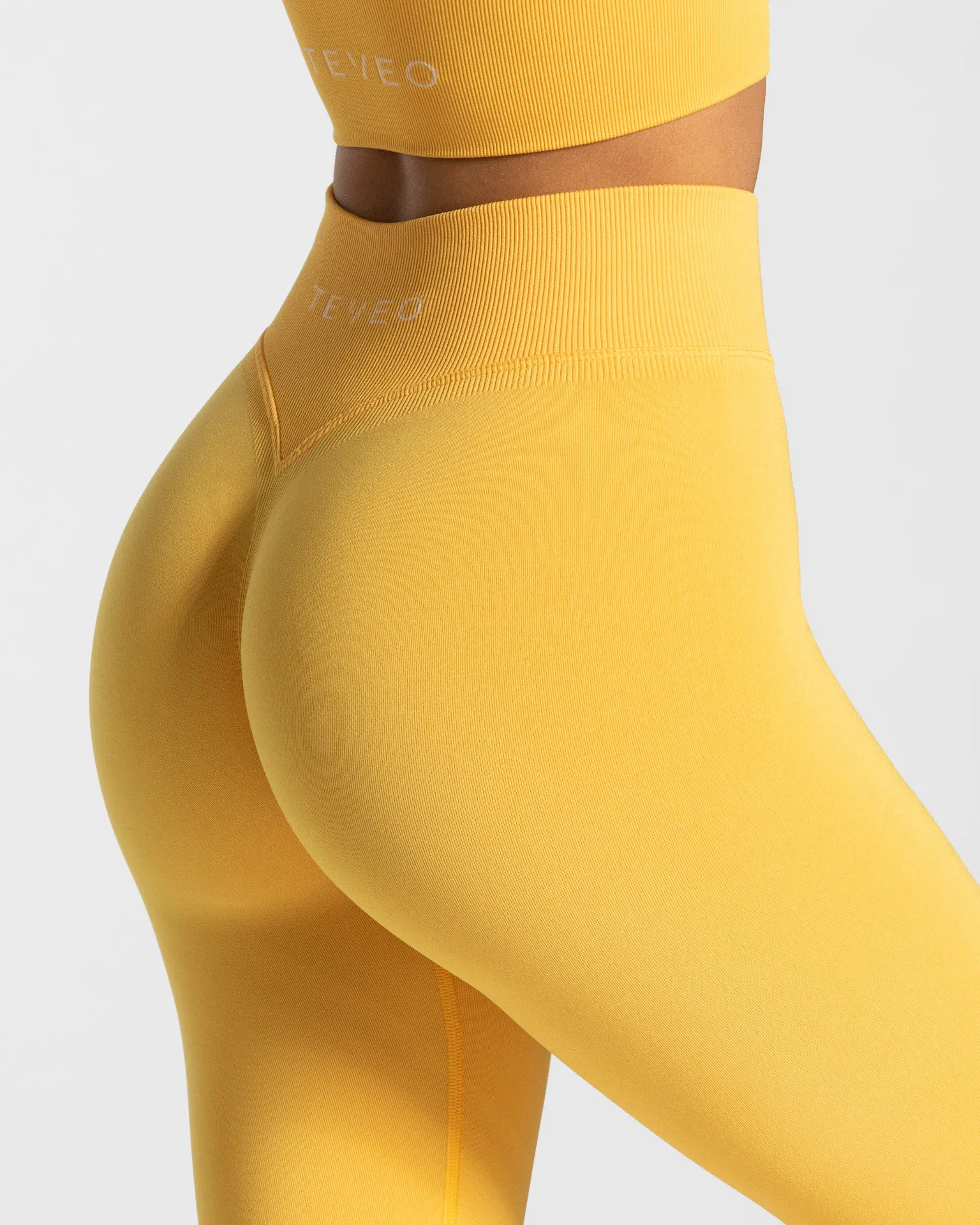Statement Scrunch Leggings "Gelb"