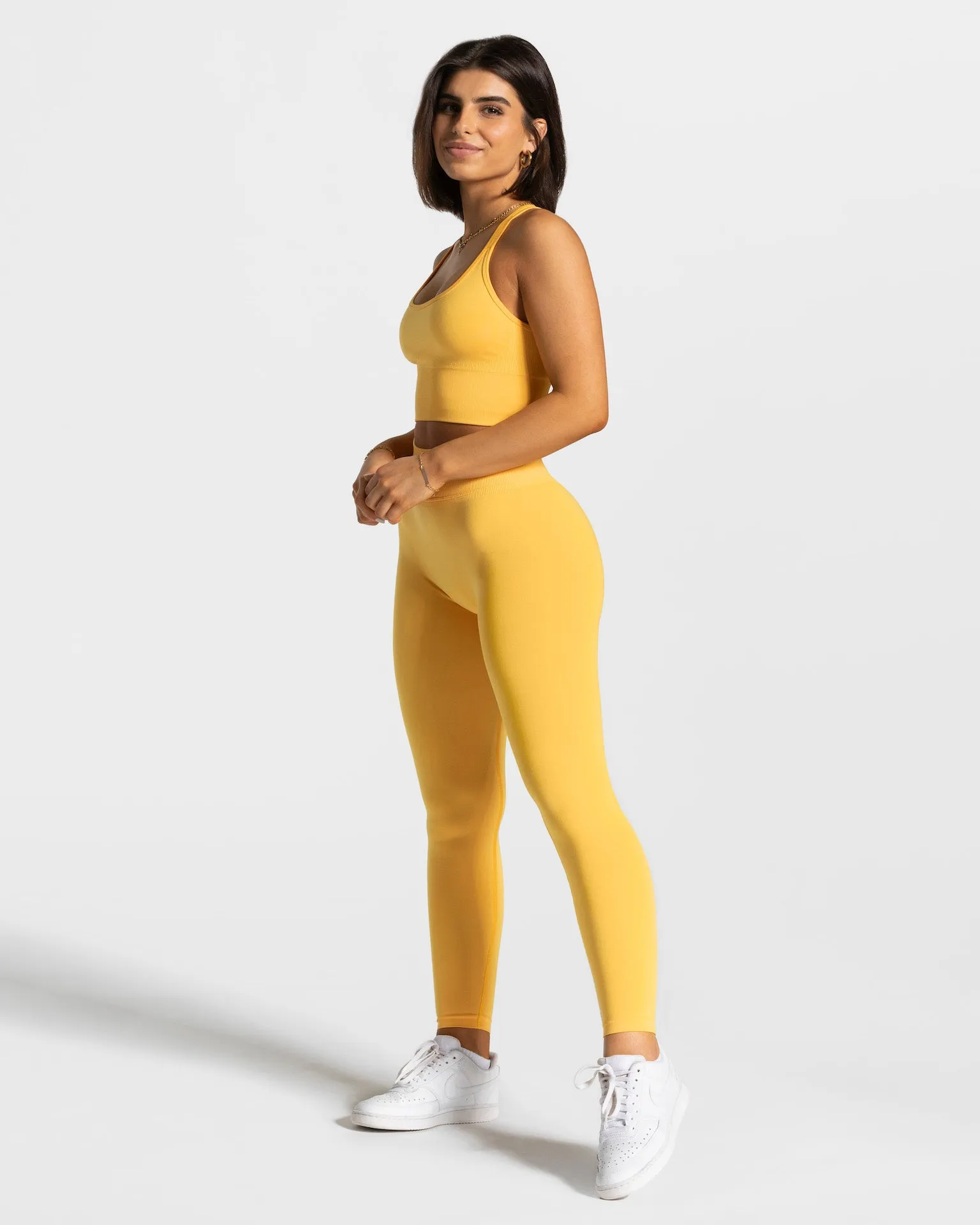 Statement Scrunch Leggings "Gelb"