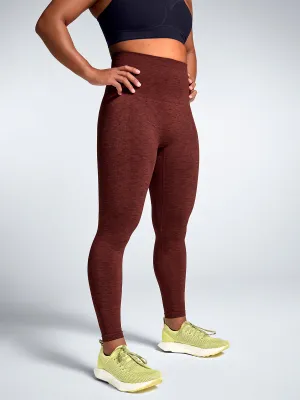 STREAMLINE MELANGE 7/8 Legging Rust Marl