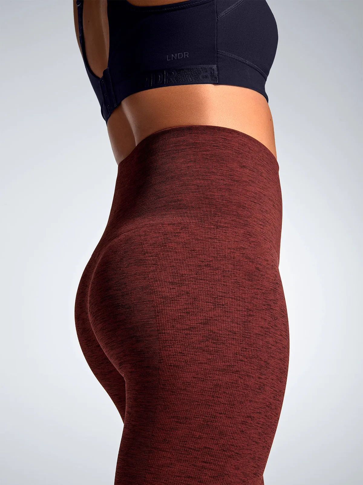 STREAMLINE MELANGE 7/8 Legging Rust Marl