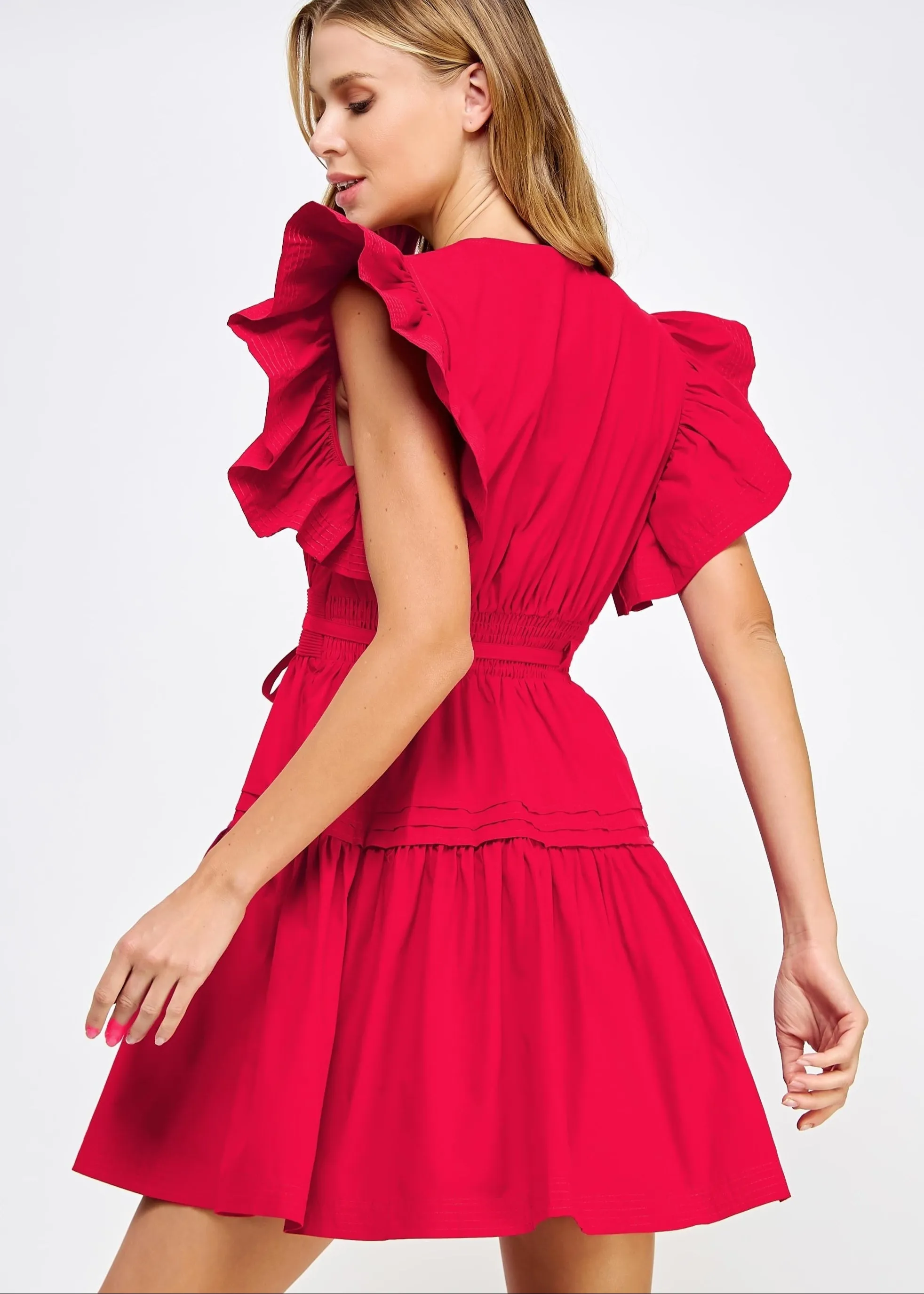 Sunshine and Red Wine Dress