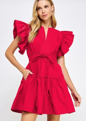 Sunshine and Red Wine Dress