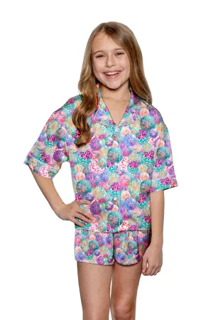 Sunshine Society- Kids Silky Disco (Short Sleeve w/ Shorts)