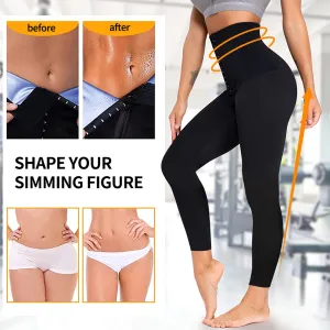 Sweat Sauna Pants for Women High Waist Trainer Slimming Leggings