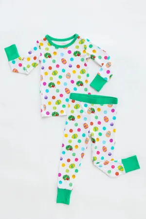 The Sleepy Sloth The World of Eric Carle™ Green The Very Sleepy Caterpillar Print Two Piece Jammies Pajamas