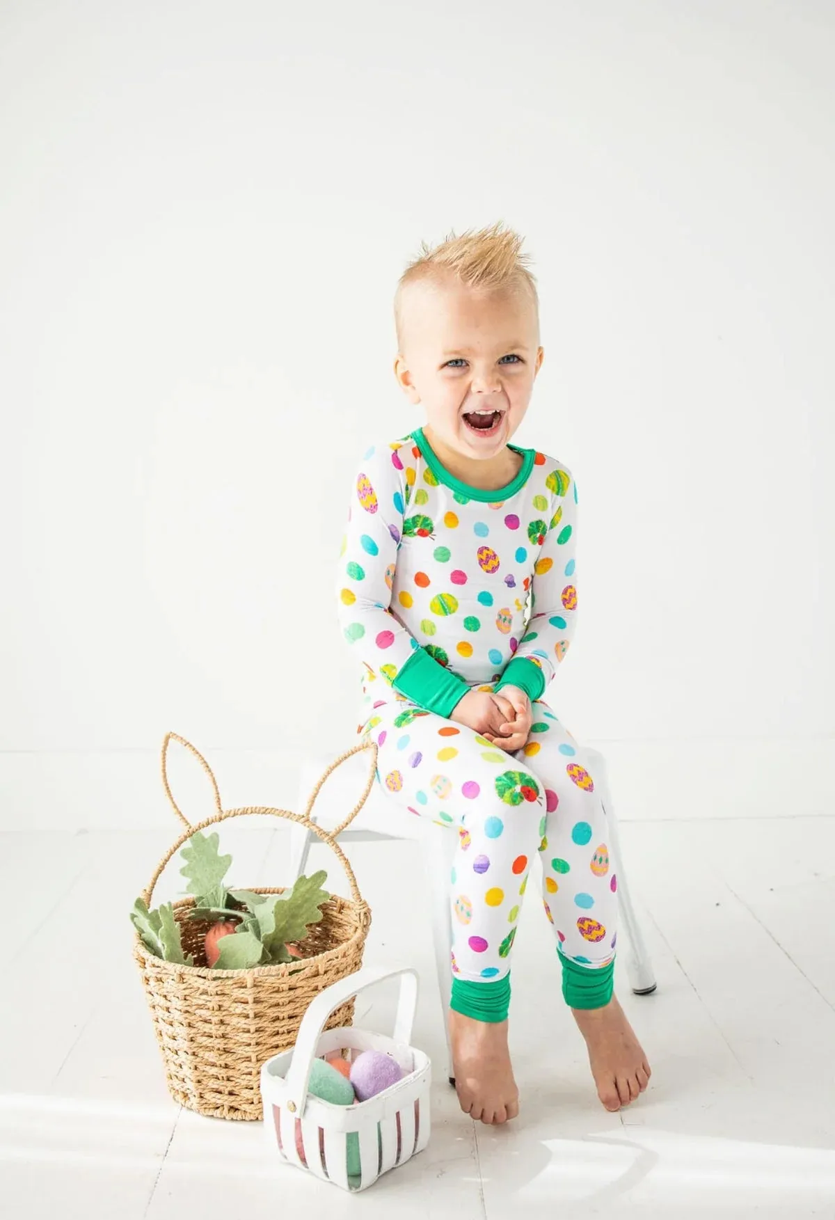 The Sleepy Sloth The World of Eric Carle™ Green The Very Sleepy Caterpillar Print Two Piece Jammies Pajamas
