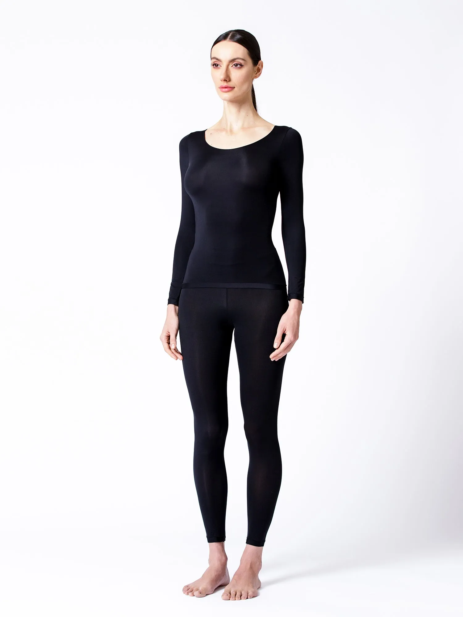 THERMAL UNDERWEAR BASE LAYER SET, BLACK