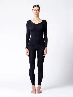 THERMAL UNDERWEAR BASE LAYER SET, BLACK