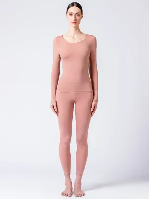 THERMAL UNDERWEAR BASE LAYER SET, SMOKE ROSE
