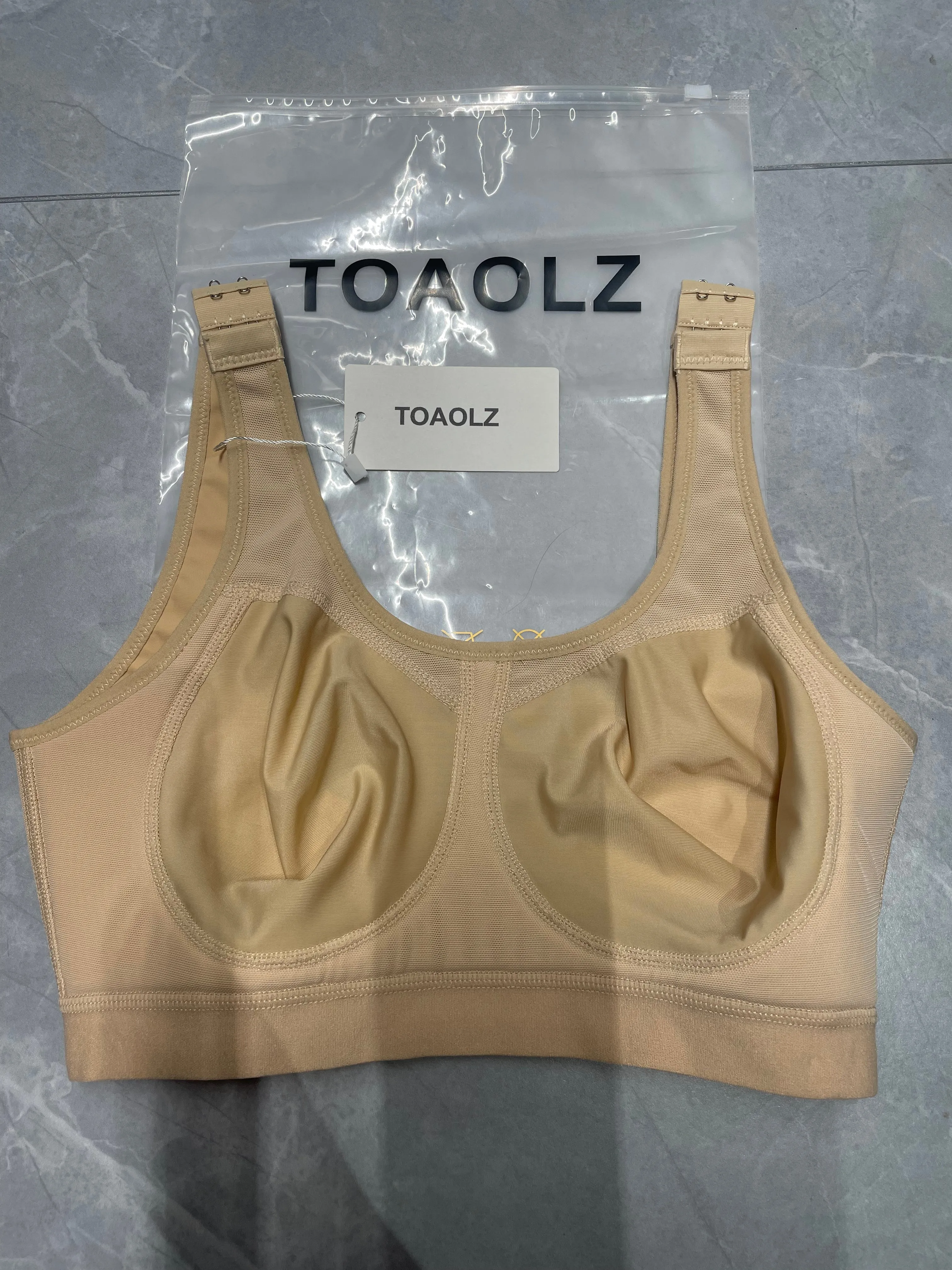 TOAOLZ Women  Double Cross Tummy  Control  Shapewear Bodices [Lingerie]