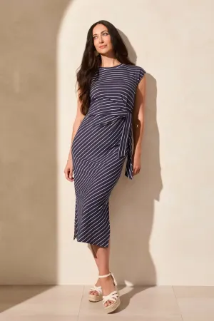 Tribal French Terry Midi Dress