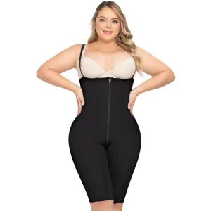 Tummy Control Shapewear Open Bust Bodysuit for Women Knee Lenght Faja Stage 1