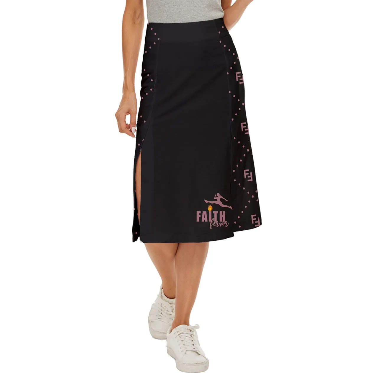 Untitled design (1) Midi Panel Skirt
