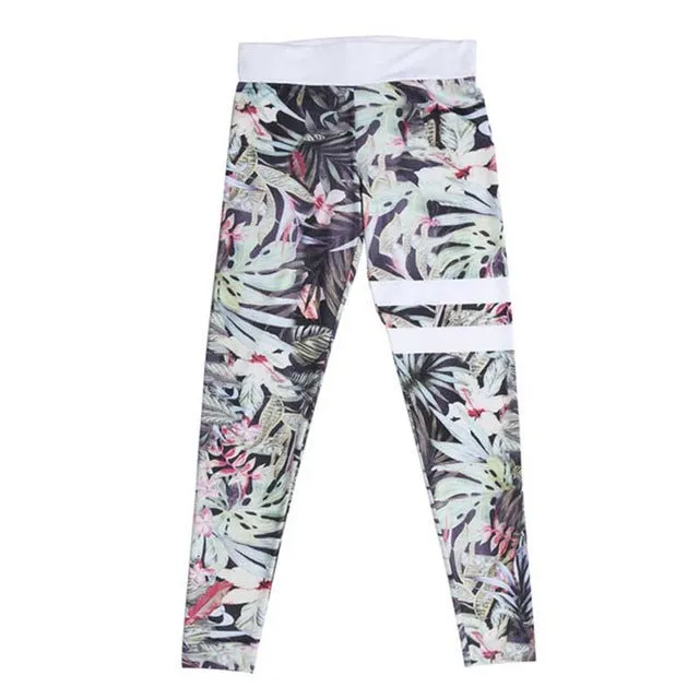 Varsity Floral Workout Pants