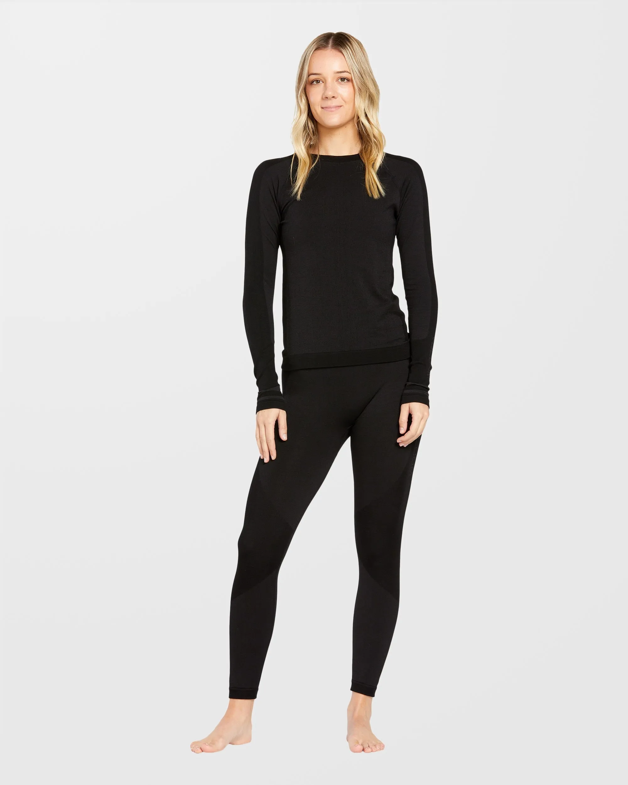 W Engineered Base Layer Leggings - Black