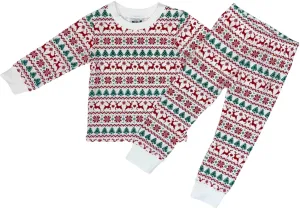 WINTER FAIRE ISLE 2 PIECE PAJAMAS