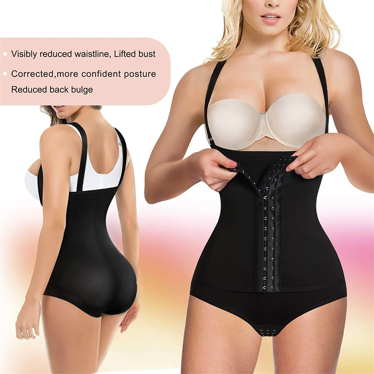 Women Body Shaper Hi-Waist Butt Lifter Shapewear Tummy Control Pants