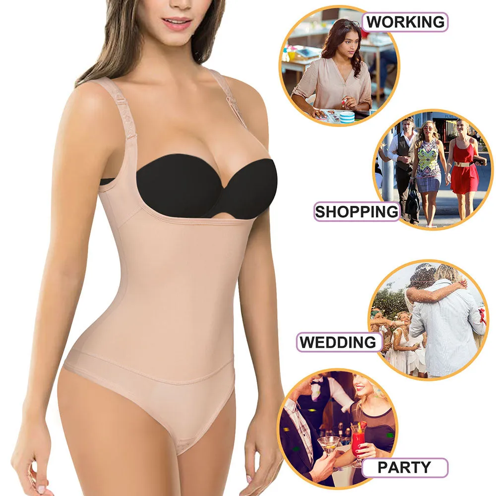 Women Full Body Shaper Waist Trainer Cincher Corset Shapewear