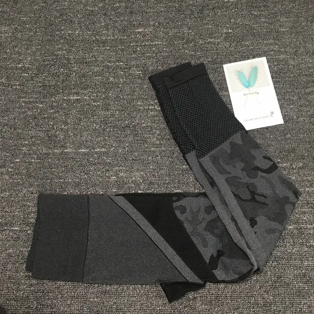 Women Leggings Breathable Long-sleeved Yoga suit