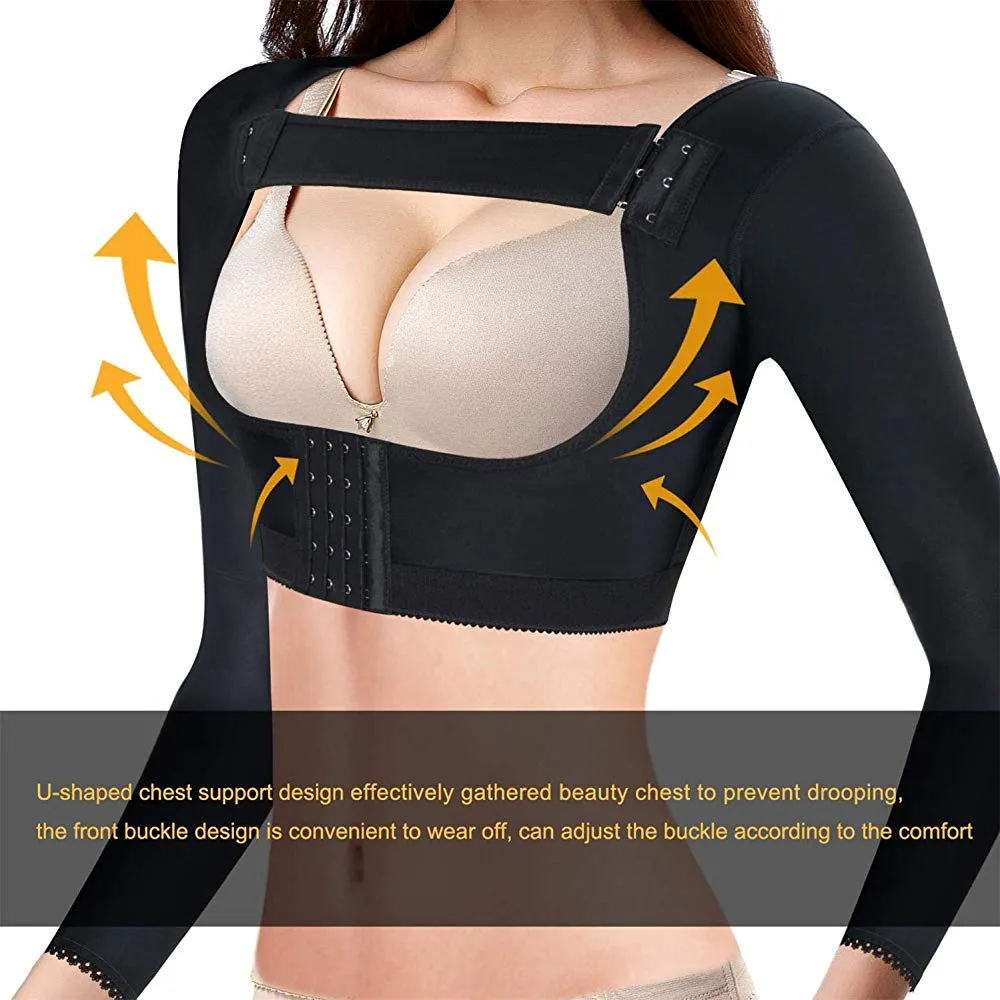 women shapewear Upper arm shaper post surgical slimmer compression with sleeves