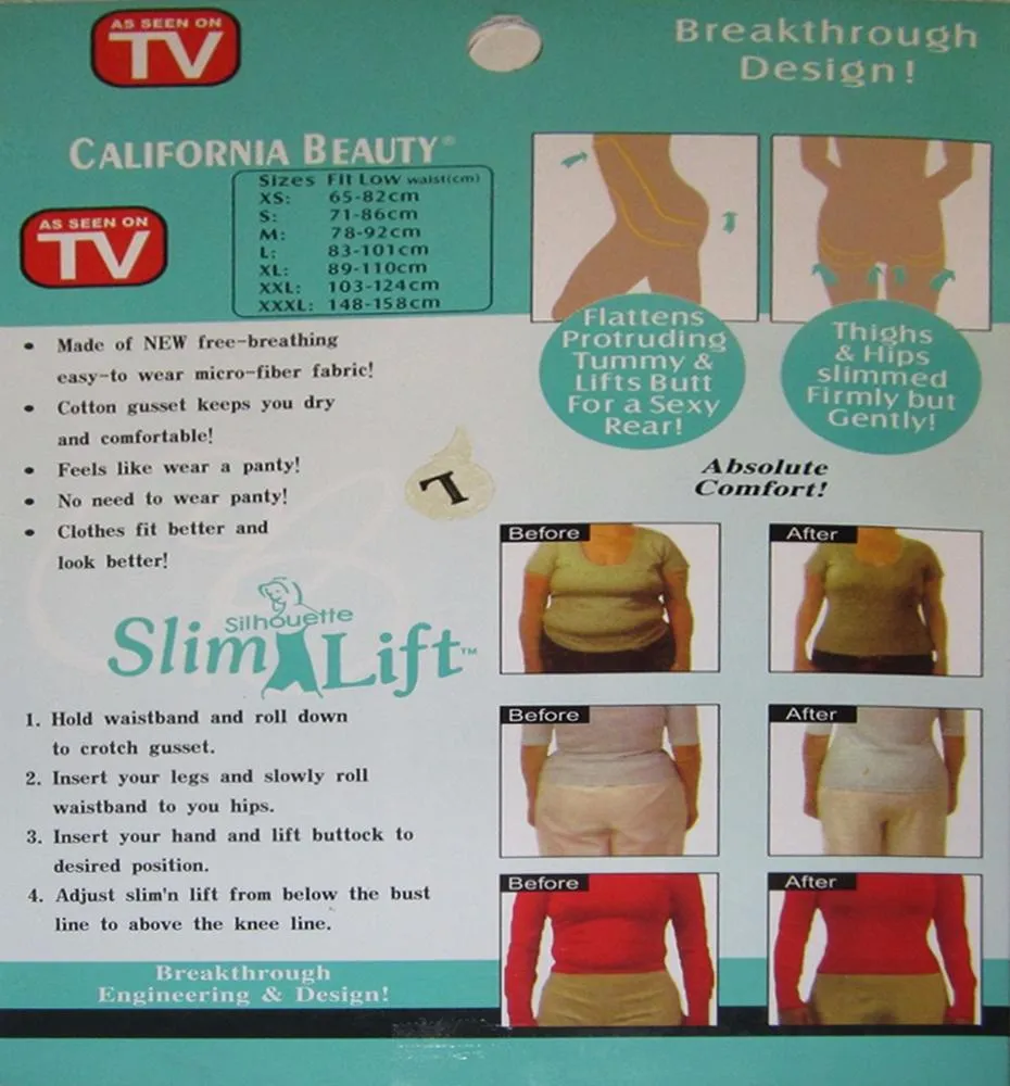 WOMEN'S CALIFORNIA BEAUTY SLIM 'N' LIFT SHAPEWEAR BODYSHAPER