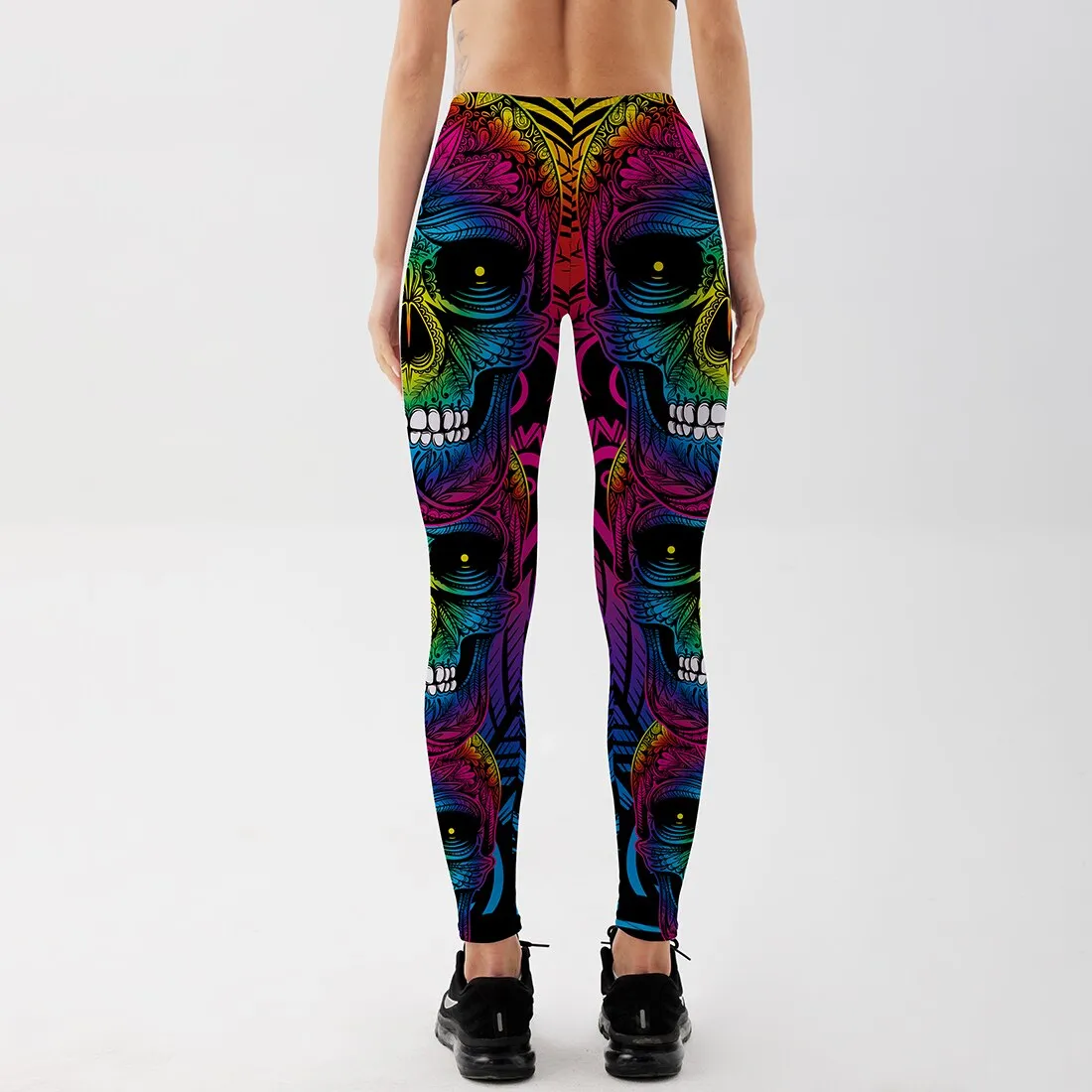Women's Leggings Colorful Skull Pants