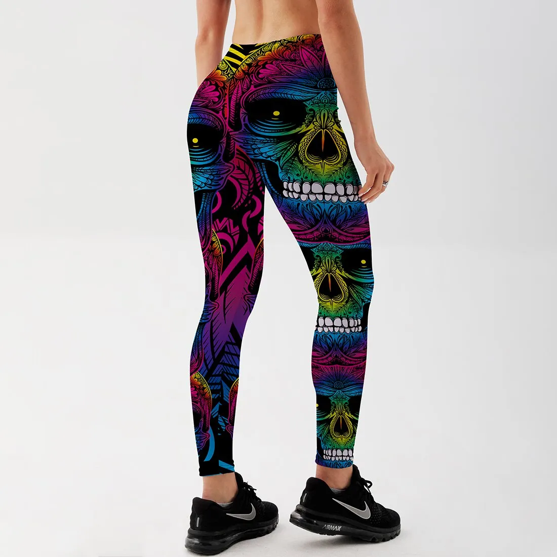 Women's Leggings Colorful Skull Pants