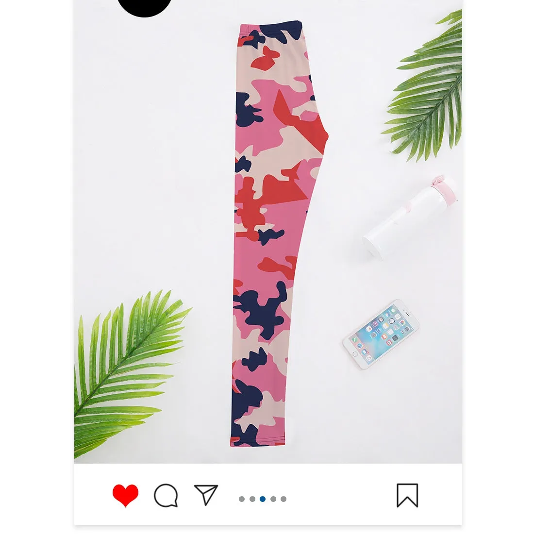 Women's Leggings Pink Camo LEGGINGS