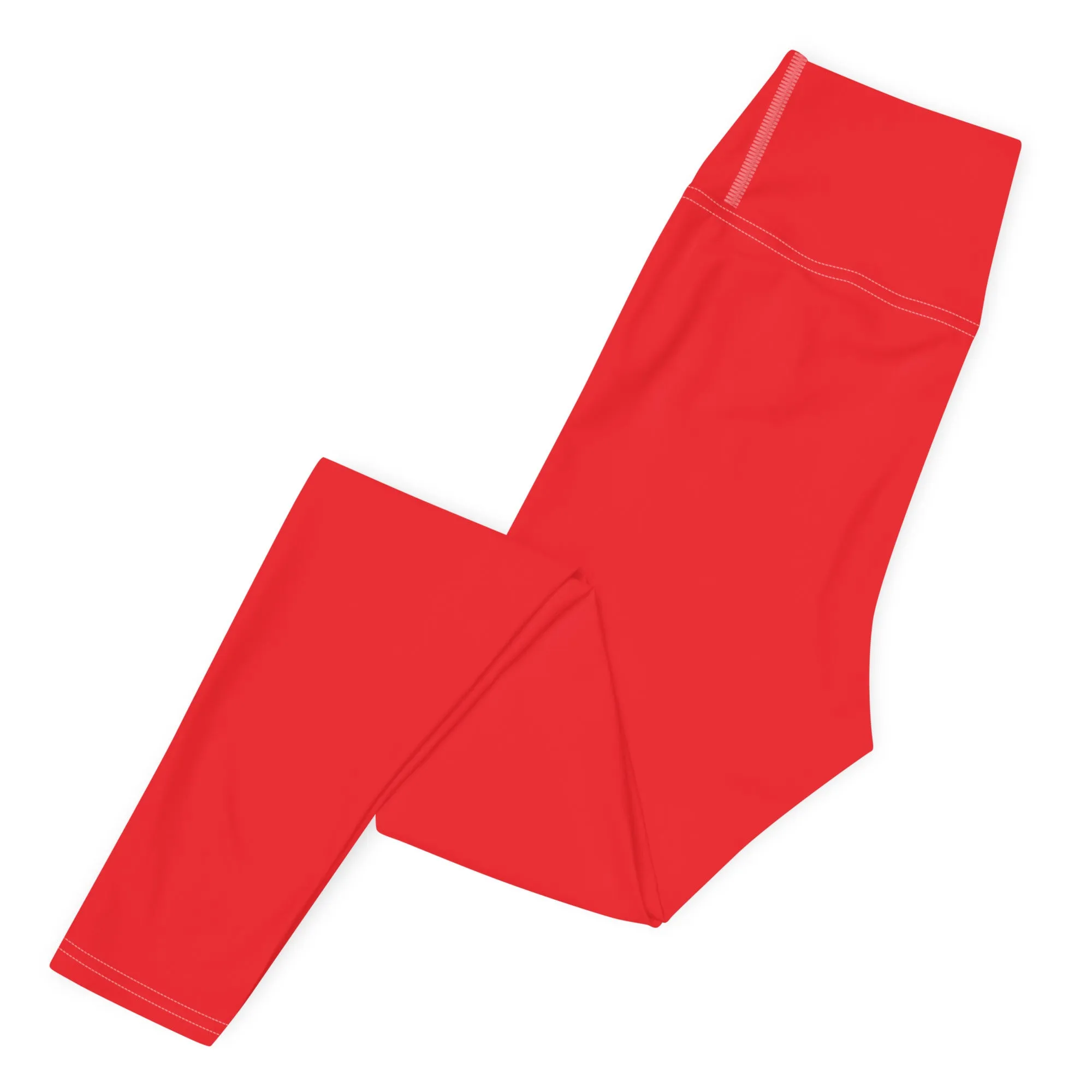 Women's Runway Girlz Yoga Leggings (Red/White)