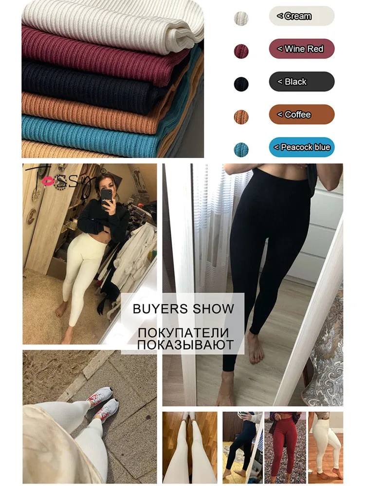 Women's Seamless Knit Yoga Leggings