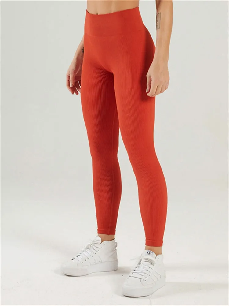 Women's Seamless Knit Yoga Leggings