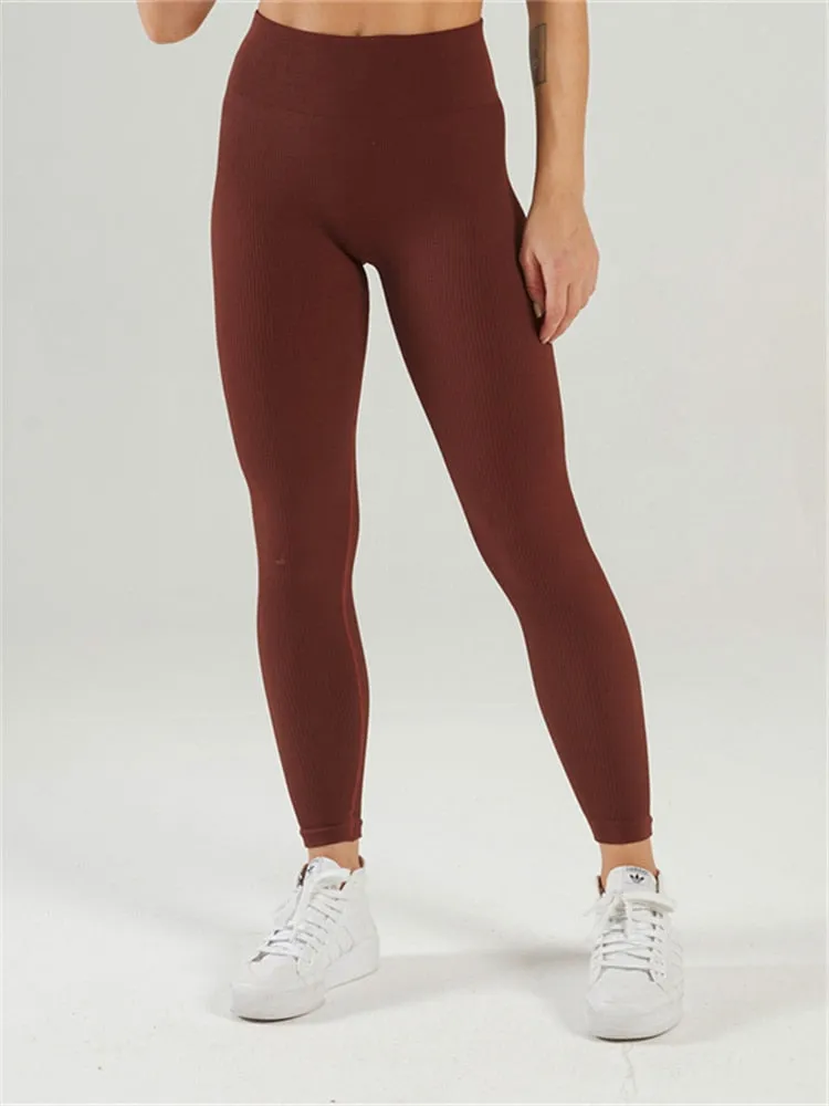 Women's Seamless Knit Yoga Leggings