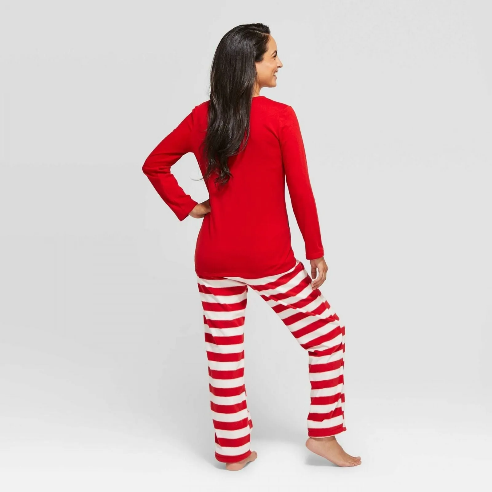 Wondershop Women's 2 Piece Holiday Santa Pajama Set