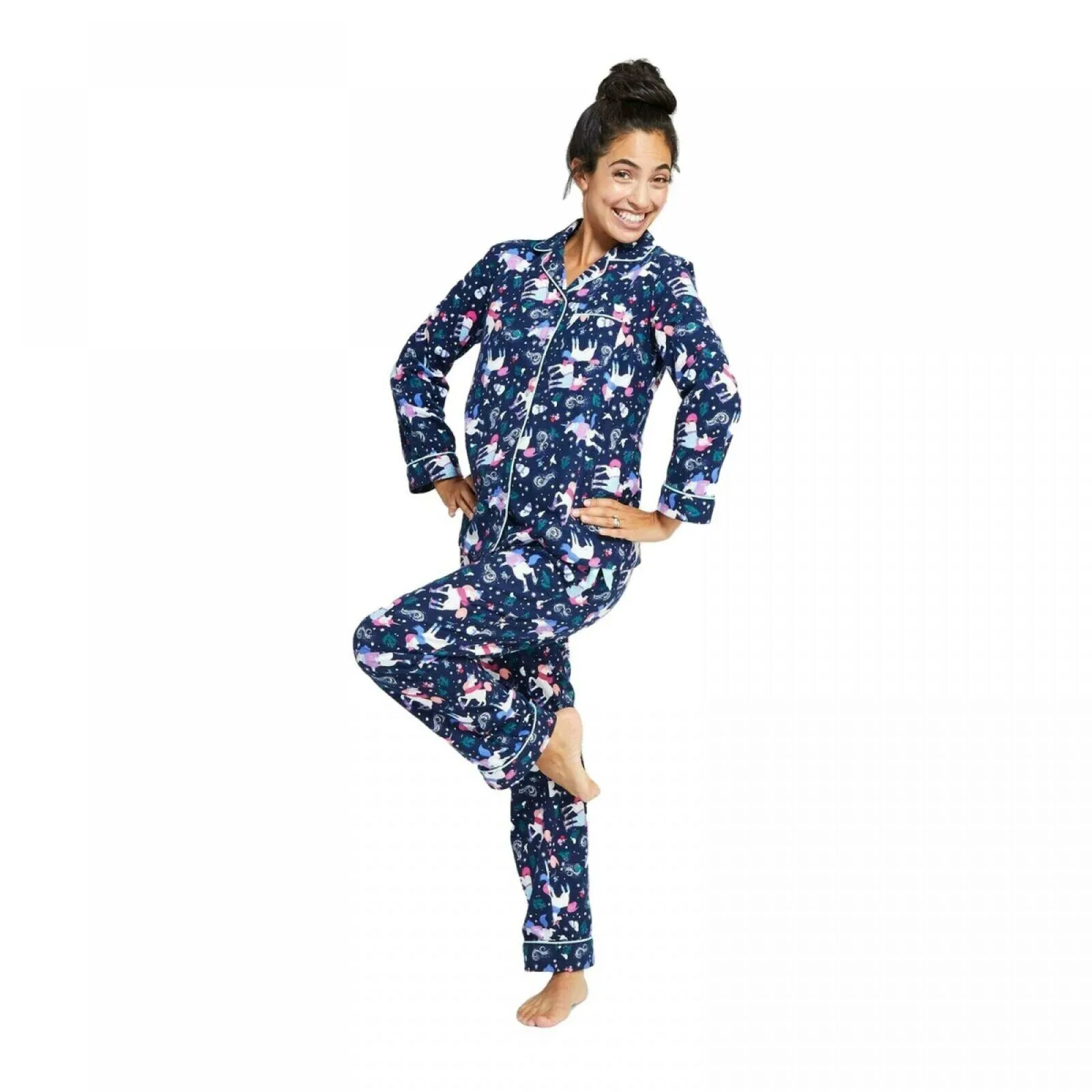 Wondershop Women's Holiday Unicorn Pajama Set