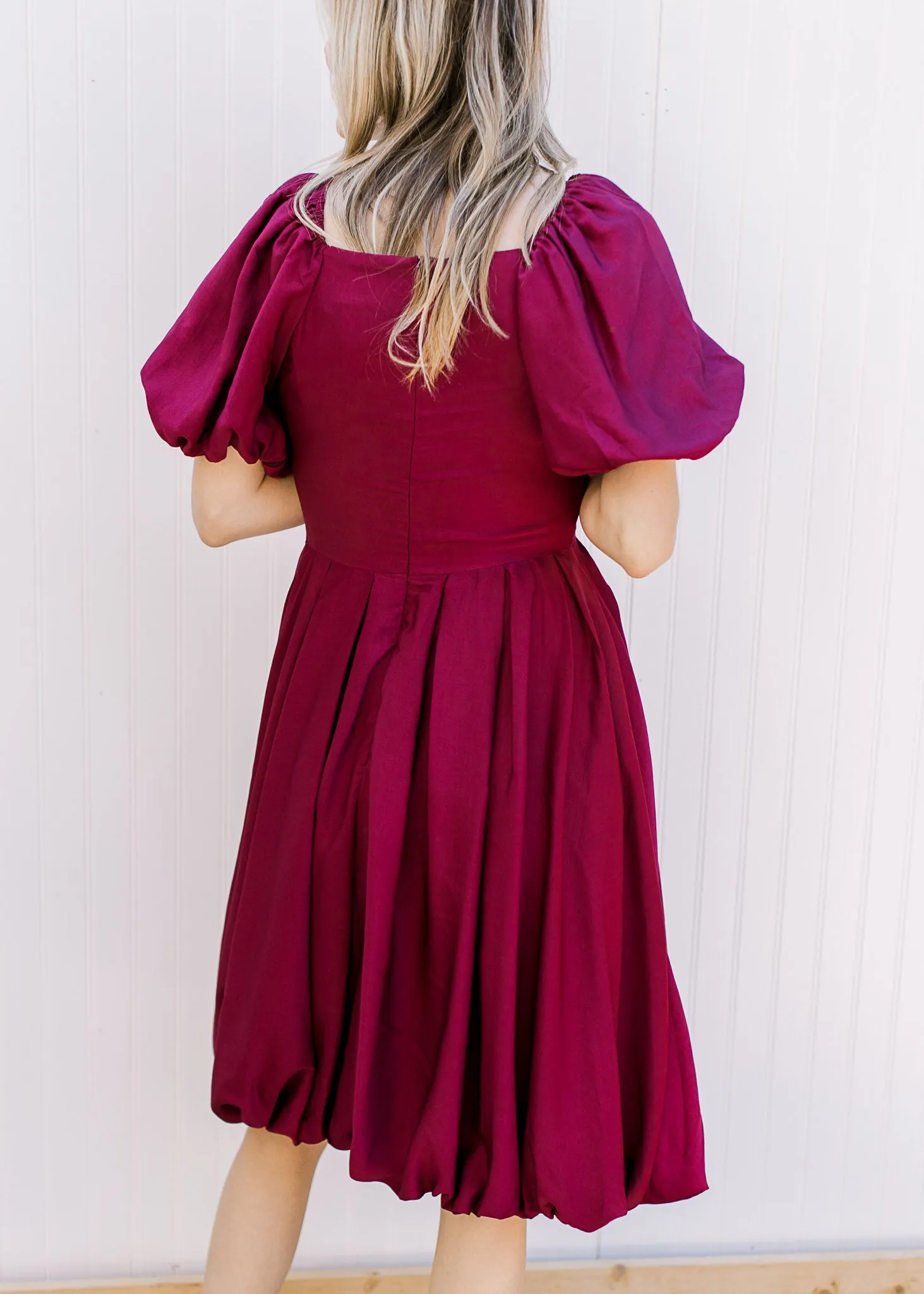 XZ The Chanel Dress in Berry Red