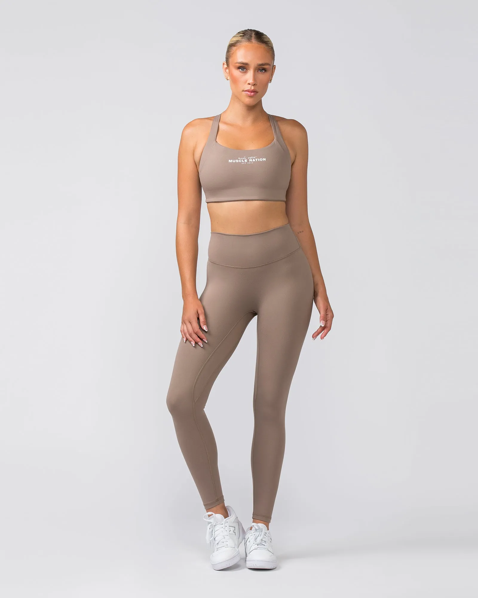 Zero Rise Everyday Ankle Length Leggings - Mushroom