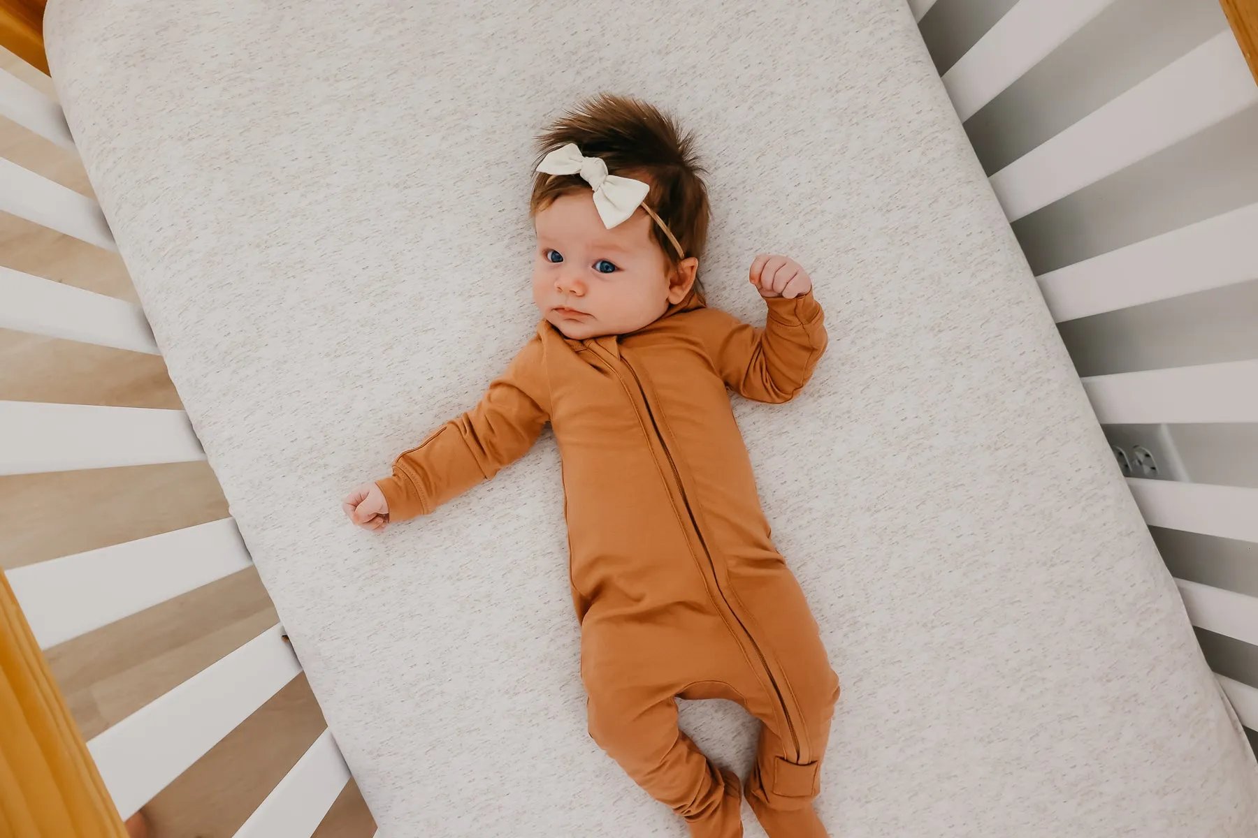Zip-Up Footie Pajama - Pecan